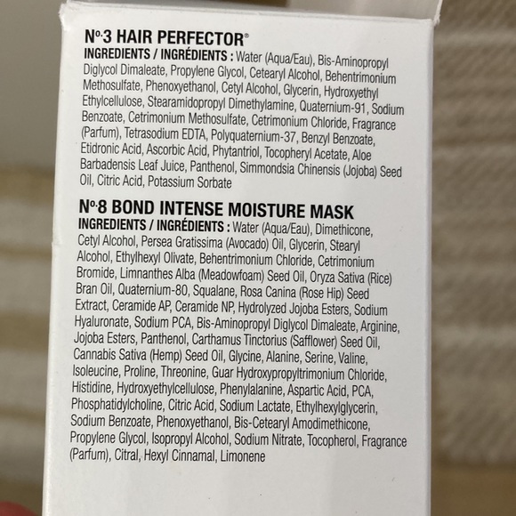 Olaplex hair perfector #3 and Bond intense moisture mask #8 minis - Picture 3 of 3